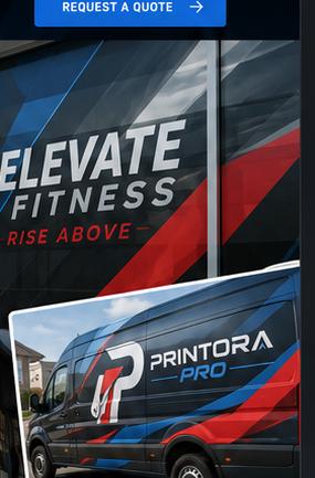 Storefront window branding and vinyl design